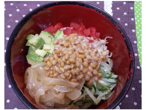 野菜たっぷりばくだん丼 レシピ 作り方 By 気まぐれみけにゃん 楽天レシピ